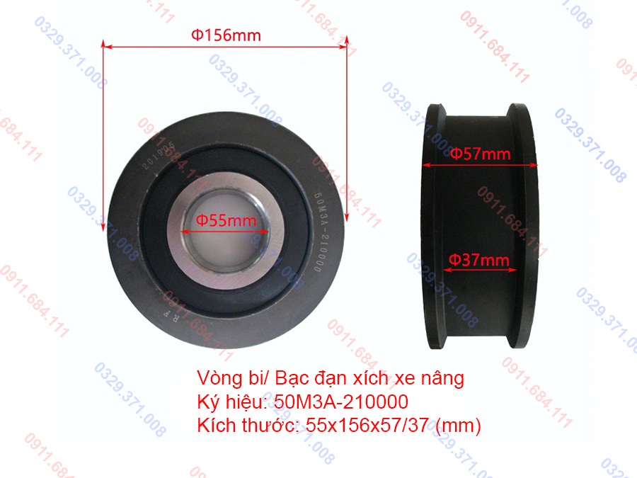 Bạc Đạn Xích 50M3A-210000